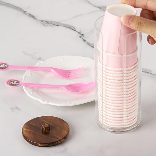 Tecbeauty Cotton Pads Holder Makeup Removers Pad Organizer Dispenser - Image 5
