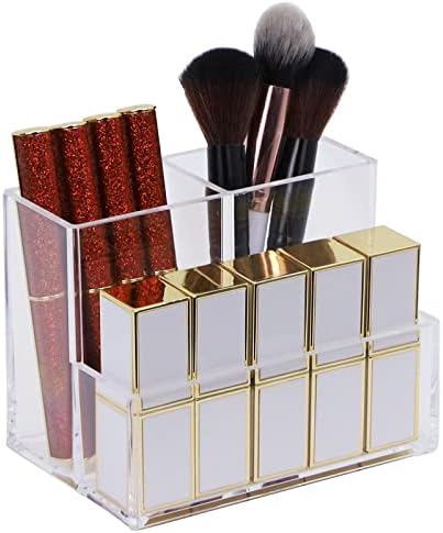Acrylic Makeup Organizer Cosmetic Storage Makeup Display Case Makeup Brush by KWCollection