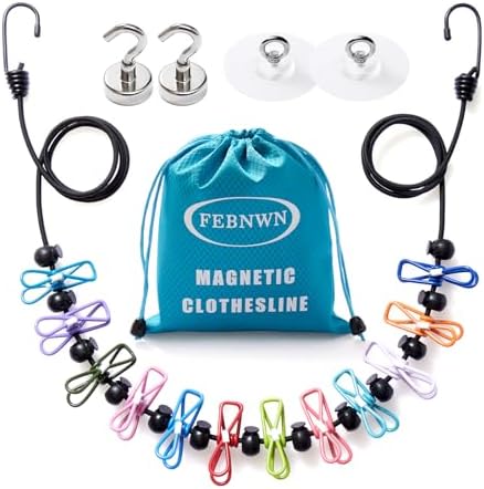 Magnetic Clothesline for Cruise Ship, Portable Clothes Line for Traveling by Unknown