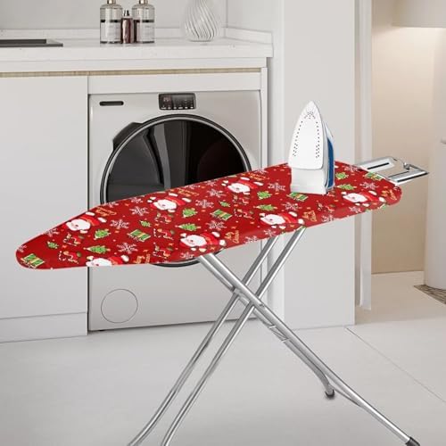 Xmas Ironing Board Cover with Elastic Edge Santa Claus Table Top Ironing Board - Image 2