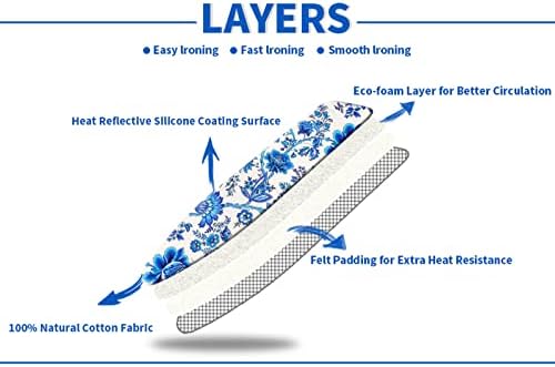 Ironing Board Cover and Pad 18x49 Inch Ironing Board Cover - Image 3