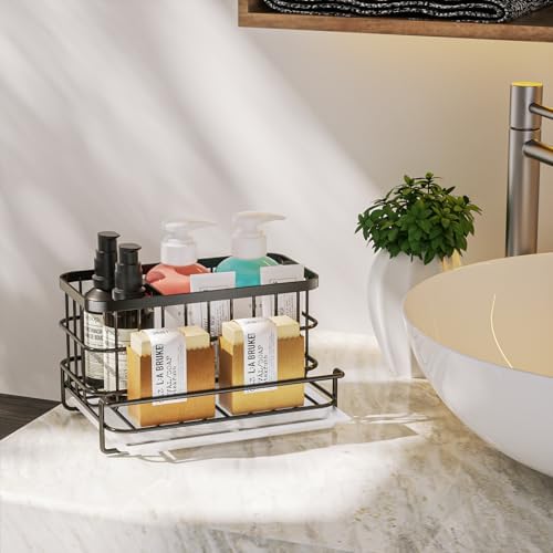 HapiRm Kitchen Sink Organizer, SUS304 Stainless Steel Rustproof Multifunctional - Image 7