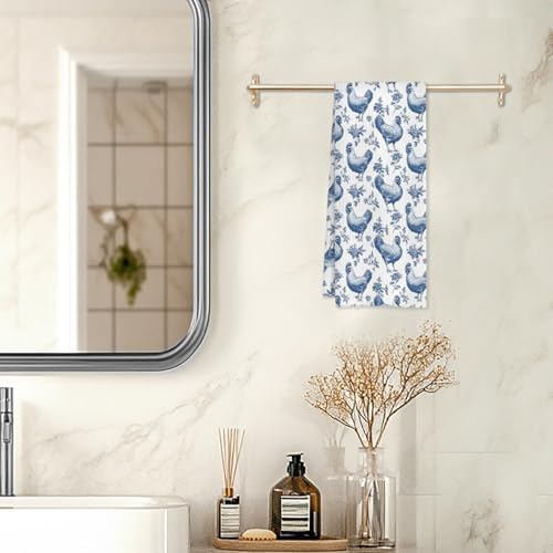 Chinoiserie Chicken Kitchen Towels, Chicken Lover Mom Lady Gifts Decorative - Image 5