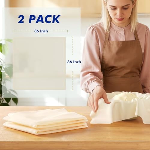 2 Yards Reusable Cheesecloth, Grade 100, Cheese Cloth - Image 2