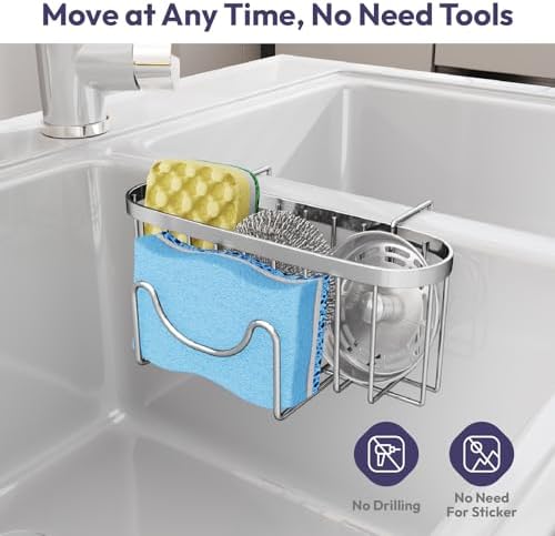 SWTYMIKI Sponge Holder for Kitchen Sink - Image 6