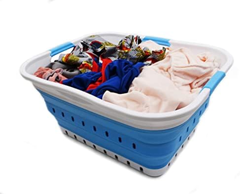 SAMMART 42L Collapsible Plastic Laundry Basket - Image 5