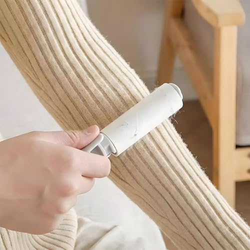 Mini Travel Lint Roller with 300 Sticky Sheets, Compact Portable Pet Hair - Image 3