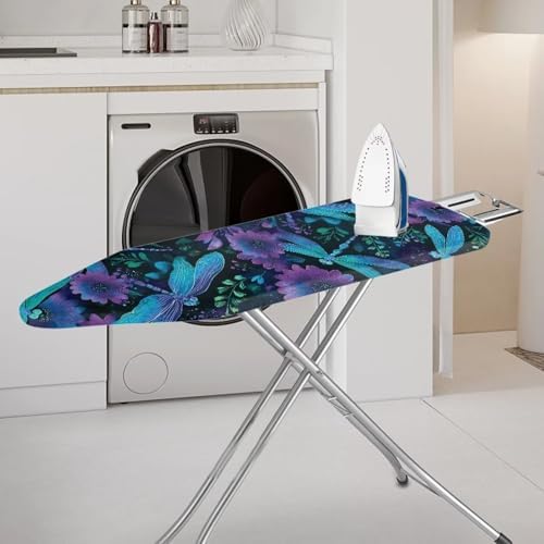 Blue Dragonfly Ironing Board Cover Fits Standard Size Elasticized Edges Home - Image 2