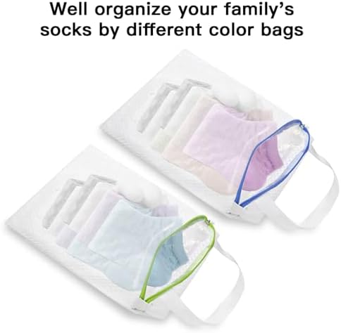 3-Pack Hanging Mesh Laundry Bags - Image 6