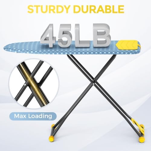 APEXCHASER Foldable 7-Level Heigh Adjustable Ironing Board - Image 6