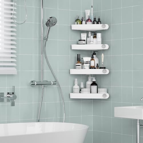 Sotfamily Plastic Shower Caddy Corner, 4 Pack - Image 3