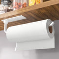Paper Towel Holder Under Cabinet, Self-Adhesive or Drilling by niffgaff