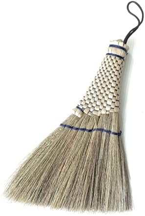 Handmade Whisk Broom, 9-Inch Small Hand Broom, Kong Grass by SNSKENNOVA-Simplythebest
