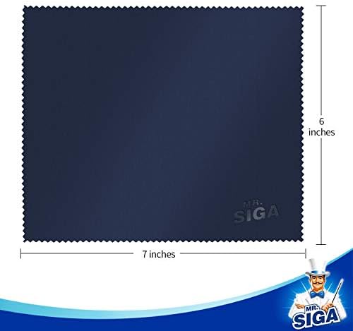 MR.SIGA Microfiber Glasses Cleaning Cloth, Spectacle Cleaner Cloth, 6 Pack - Image 2