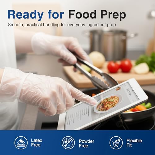 Schneider Medical Vinyl Exam Disposable Gloves Latex Free - Image 3