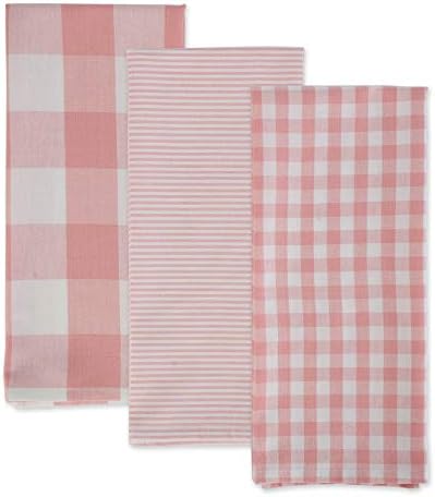 DII Gingham Check Kitchen Collection, Dishtowel Set by DII