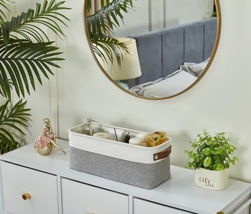 DECOMOMO Narrow Storage Bins, Small Storage Baskets - Image 5