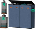 185L Laundry Hamper 4 Section by MECINFUL