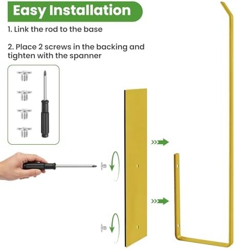 Gold Paper Towel Holder, Magnetic Paper Towel Holder - Image 6