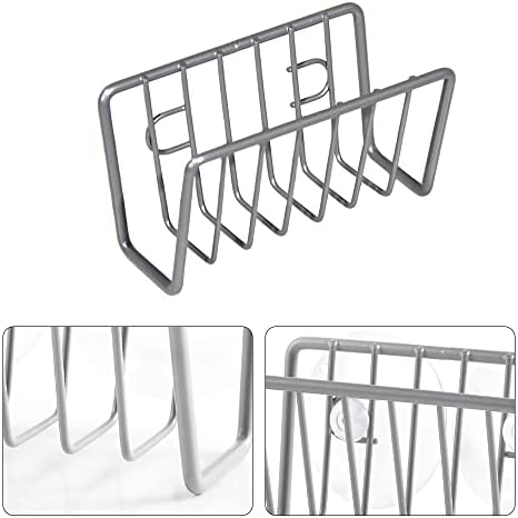 Sponge Holder for Kitchen Sink;Suction Cup Sponge Rack Kitchen Sink;Quick - Image 3