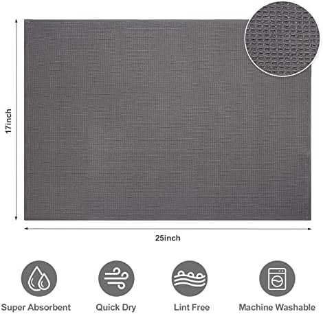 PY HOME & SPORTS 8 Pack Cotton Waffle Weave Kitchen Towels 17 x 25, Super - Image 4