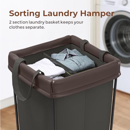 Rolling Laundry Basket with Wheels, 160L Rolling Laundry Hamper with Wheels - Image 3
