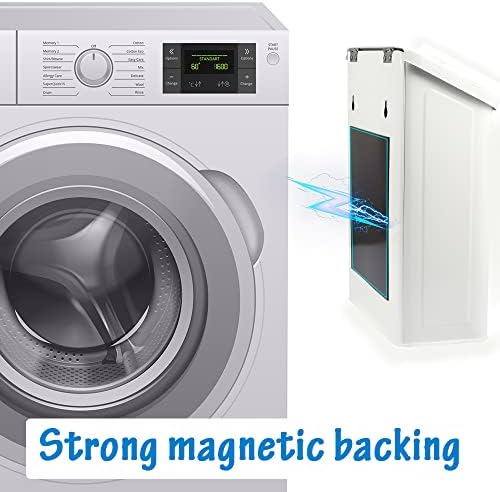 Picowe Magnetic Laundry Storage, Large Metal Lint Holder Bin - Image 7