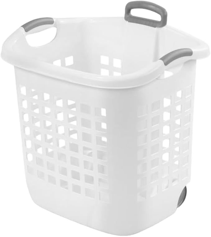 Sterilite 1.75 Bushel Ultra™ Wheeled Plastic Laundry Basket, 4 Pack by Sterilite