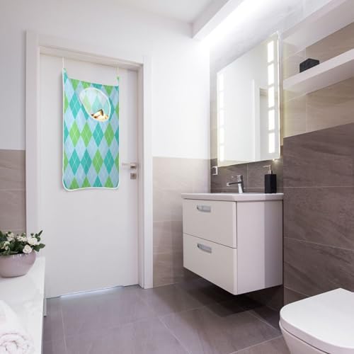 2PCS Hanging Laundry Hamper Bag Over the Door Laundry Hamper Wall Hamper Large - Image 7