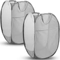 2 Pack Pop Up Laundry Hampers, 70 L Collapsible Foldable Mesh Basket by Unknown