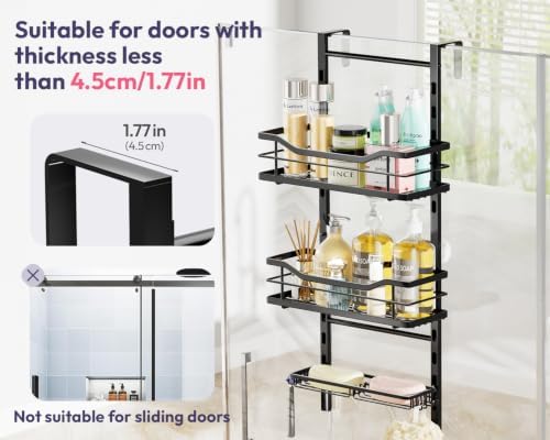 SWTYMIKI Over the Door Shower Caddy - Image 7