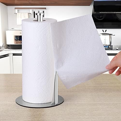 Paper Towel Holder Countertop, Stainless Steel Kitchen Paper Towel Holder Stand - Image 3