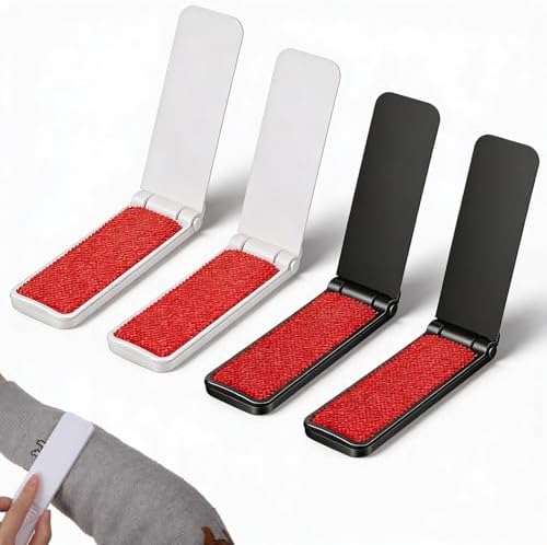 Hecila Foldable Lint Brush for Clothes Portable Lintbrushes Compact Size by Unknown