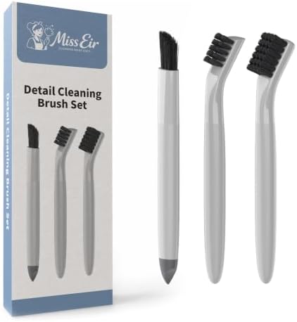 3-Pack Grout & Crevice Cleaning Brush Set, Window Tracks, Kitchen Sink by Unknown