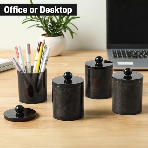 4 Pcs Acrylic Qtip Holder Dispenser - Image 6