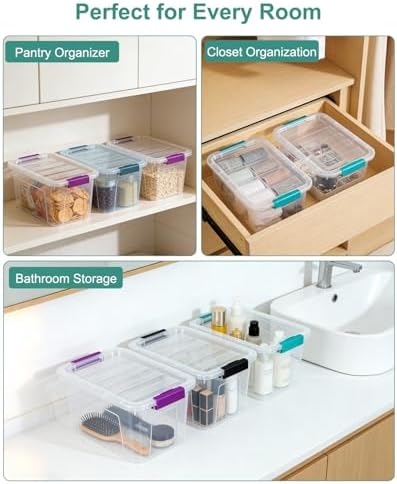 EOENVIVS Clear Storage Bins - Image 5