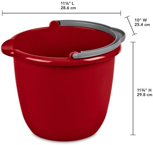 Sterilite 11205812 Spout Pail, 10 Quart - Image 3