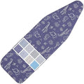 Ironing Board Cover and Pad Standard Size 15 x 54, 3 Pairs of Hook and Loop by LCLW