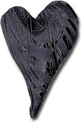 6" Handmade Satin Essence Heart Sachet Pillow – Flaxseed Fill, Lavender Scented by CandiAndi