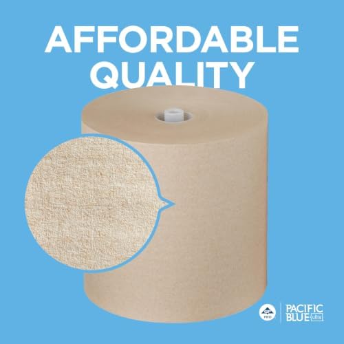 Georgia-Pacific Pacific Blue Ultra 8" High-Capacity Recycled Paper Towel Rolls - Image 5