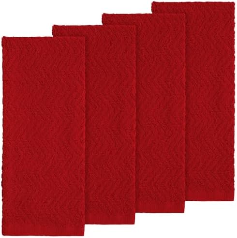 DecorRack 100% Cotton Kitchen Towels 15x25 in - Image 2