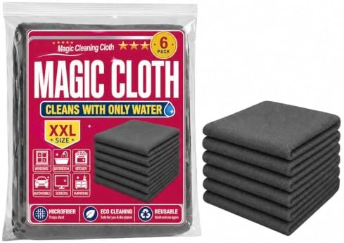 6Pcs XXL Magic Cleaning Cloth, Microfiber Cleaning Cloths by Unknown