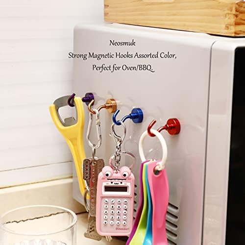 Neosmuk Magnetic Hooks for Cruise Cabins, 30lb Heavy Duty, 6 Pack - Image 4
