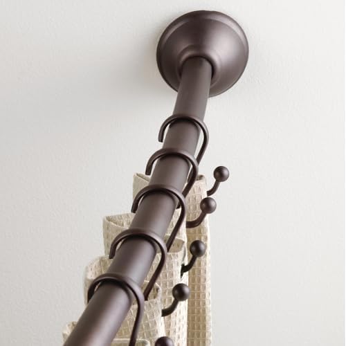 iDesign Metal Shower Curtain Hooks, The Axis Collection – Set of 12 - Image 5