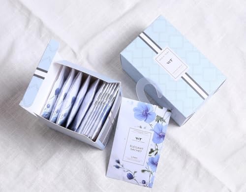 WEALD TRIBE 12 Packs Large-Bag Fresh Linen Scented Sachets - Image 4