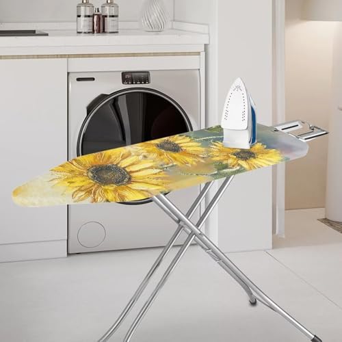 Sunflower Ironing Board Cover and Pad Extra Thick Heavy Duty Padded 3 Layers - Image 2