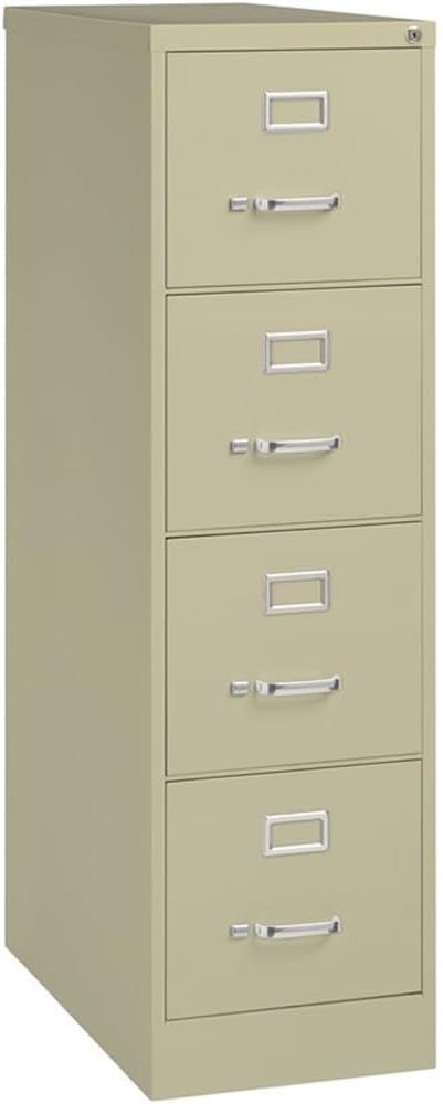 Scranton & Co Set of 2 26.5" D 4-Drawer Letter Width Vertical Filing Cabinet
