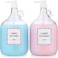 2pcs Glass Liquid Laundry Detergent Dispenser-1 Gallon Glass Pump Bottle by ZJ+Whoest