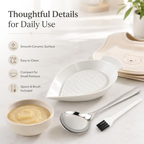 Ceramic Grater Plate, Ginger & Garlic Grater - Image 5