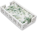 White Wooden Paper Hand Guest Towel Holder by Ayiaren